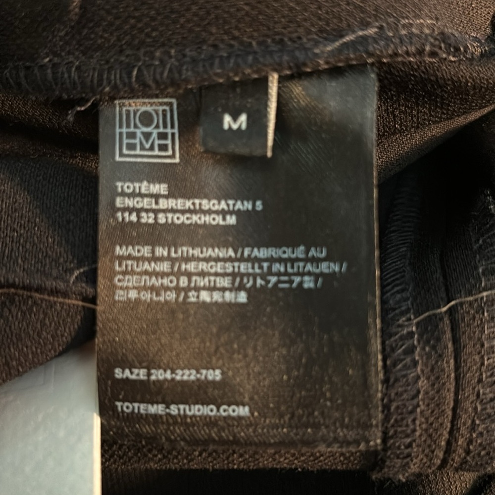 Toteme Saze Trousers NWT - Picture 6 of 6